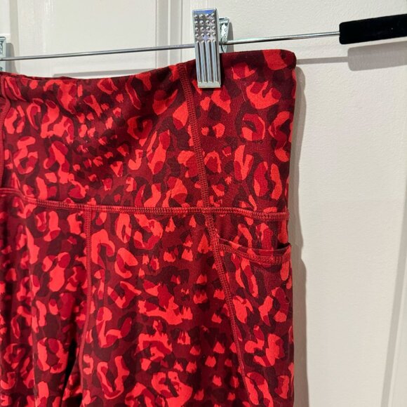 Red Cheetah Print Joy Lab Workout Leggin -‎ Size Small - Picture 2 of 5